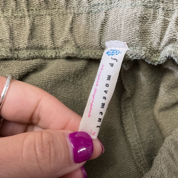 Free People Olive Green Women's Jogger - Picture 5 of 6